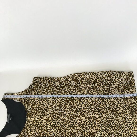 Forever 21+ Animal Print Racerback Tunic Dress Women's Plus Size 3X Metallic - Picture 6 of 8